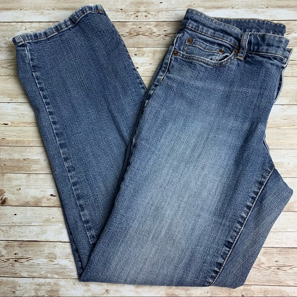 Liz & Co Stretch Jeans tapered leg size 12 - Picture 1 of 7